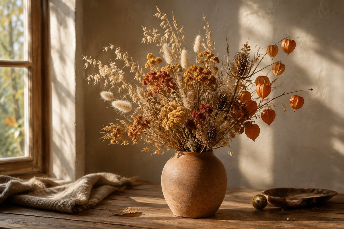Le bouquet d’automne qui tient jusqu’à Noël