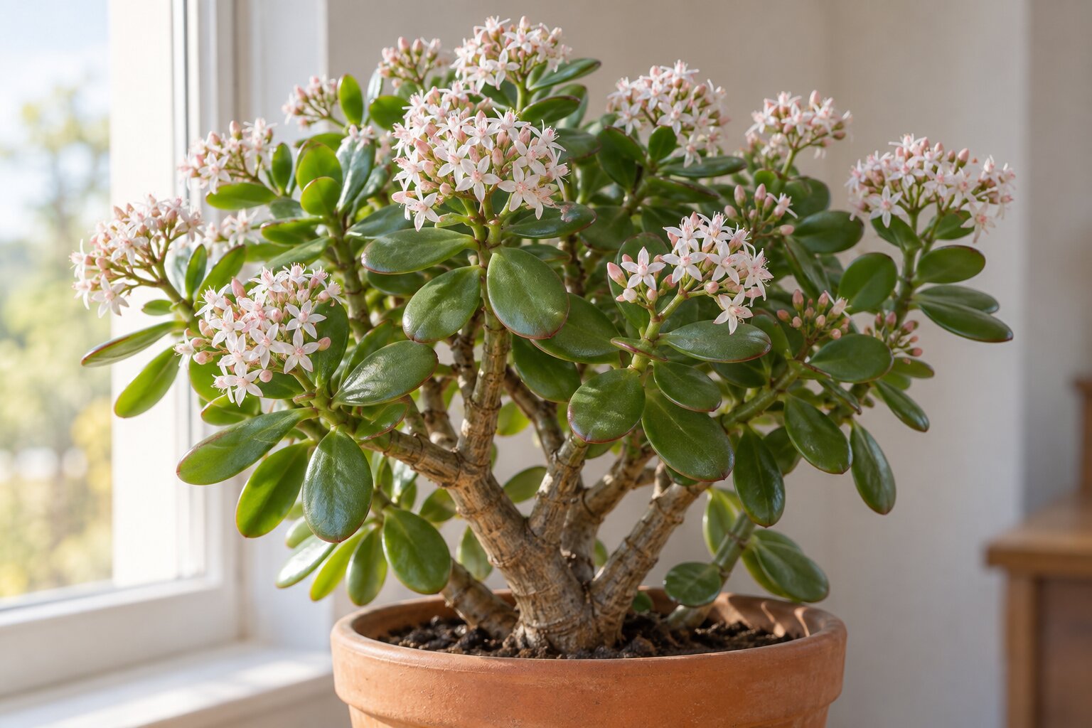 Arbre de jade fleuri, reconnaître la floraison et l’accompagner
