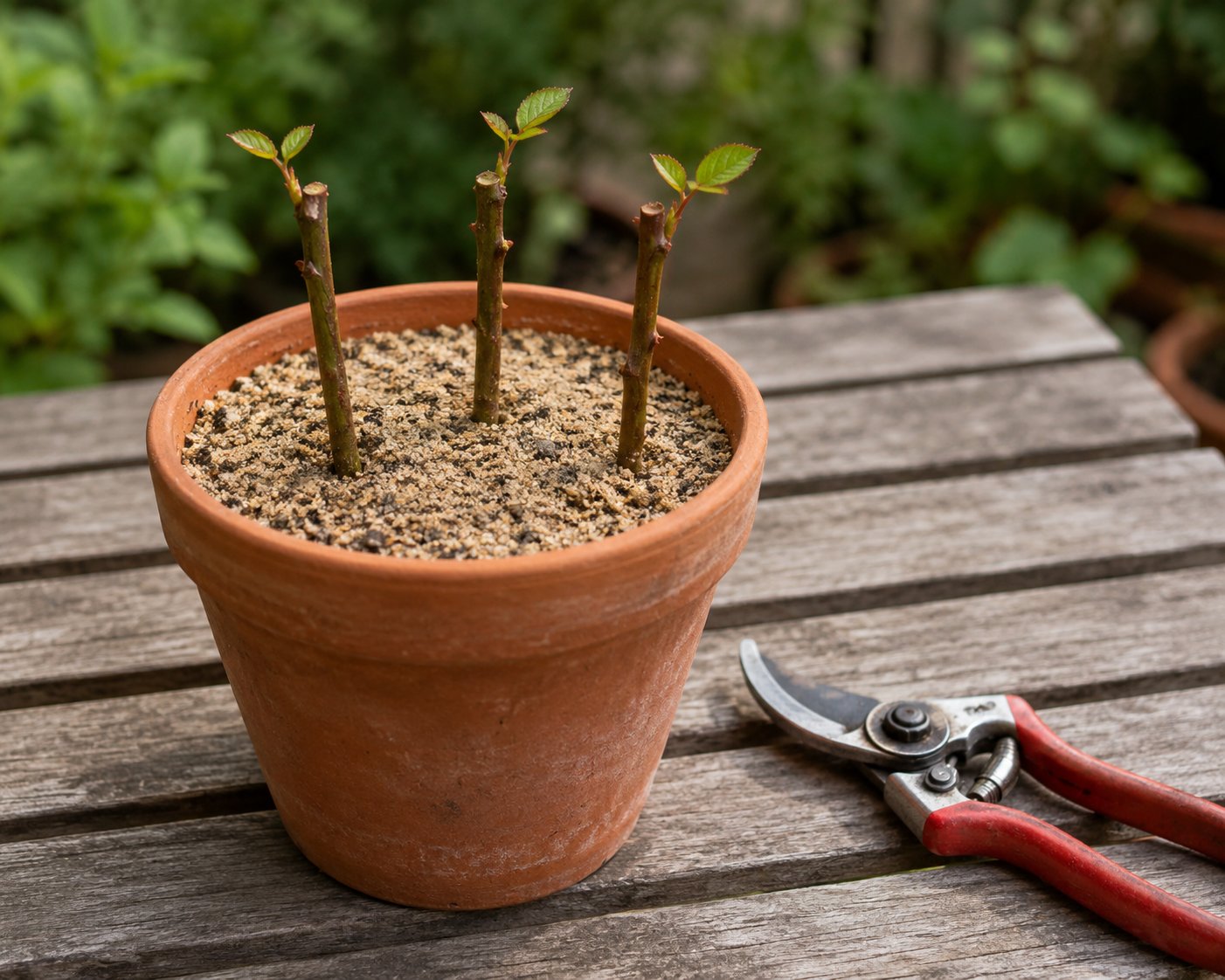 Bouturer un rosier en septembre, la méthode qui prend