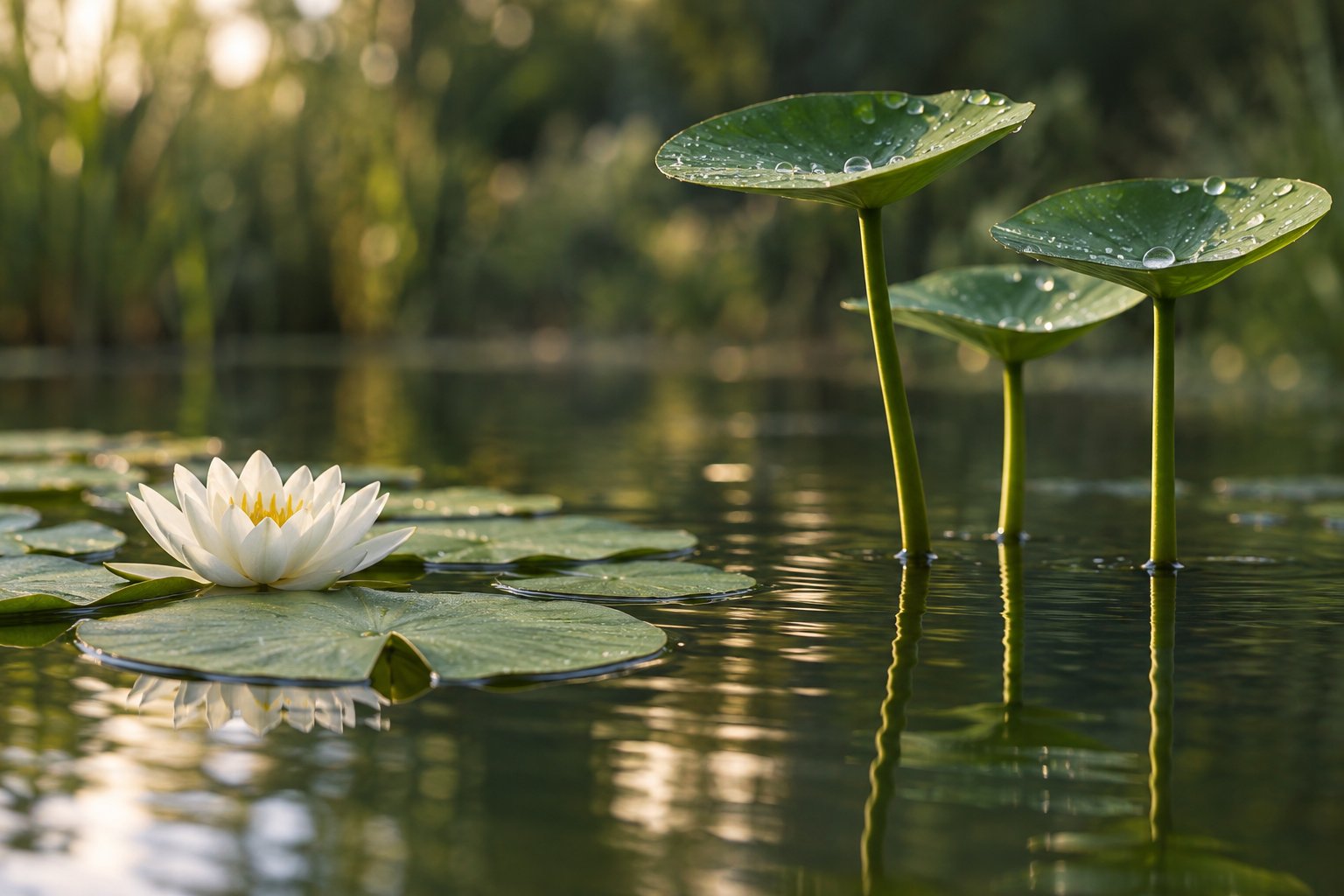 Comment distinguer un lotus d’un nénuphar sans se pencher