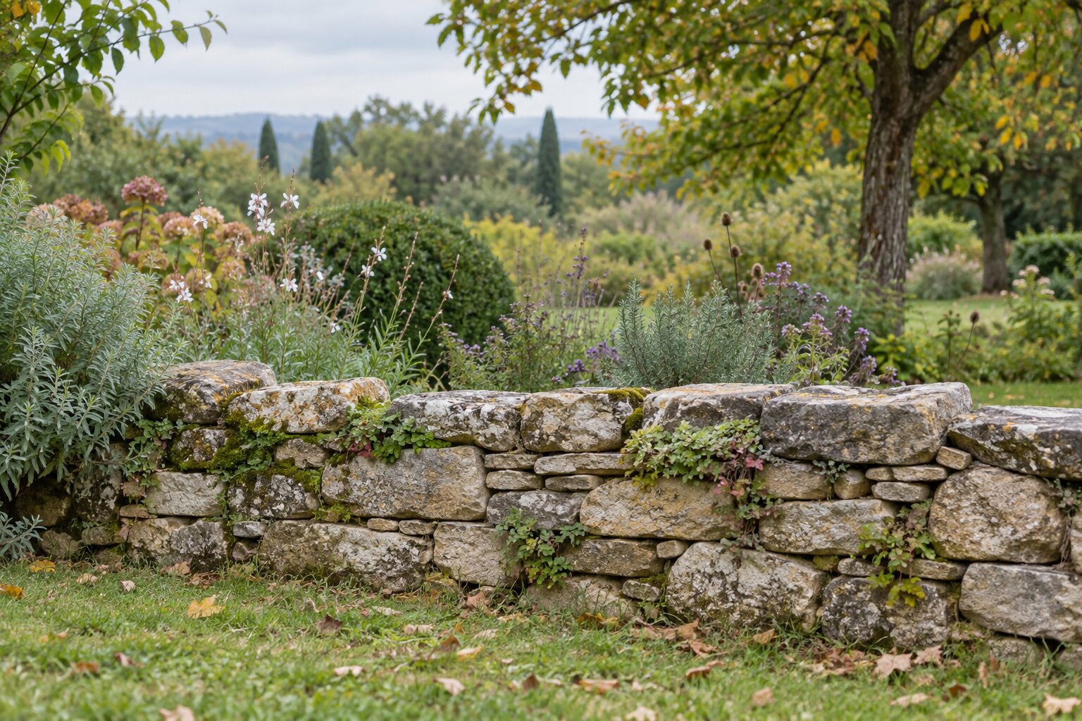 Mur en pierre sèche : le choisir, le garder stable, le laisser vivre