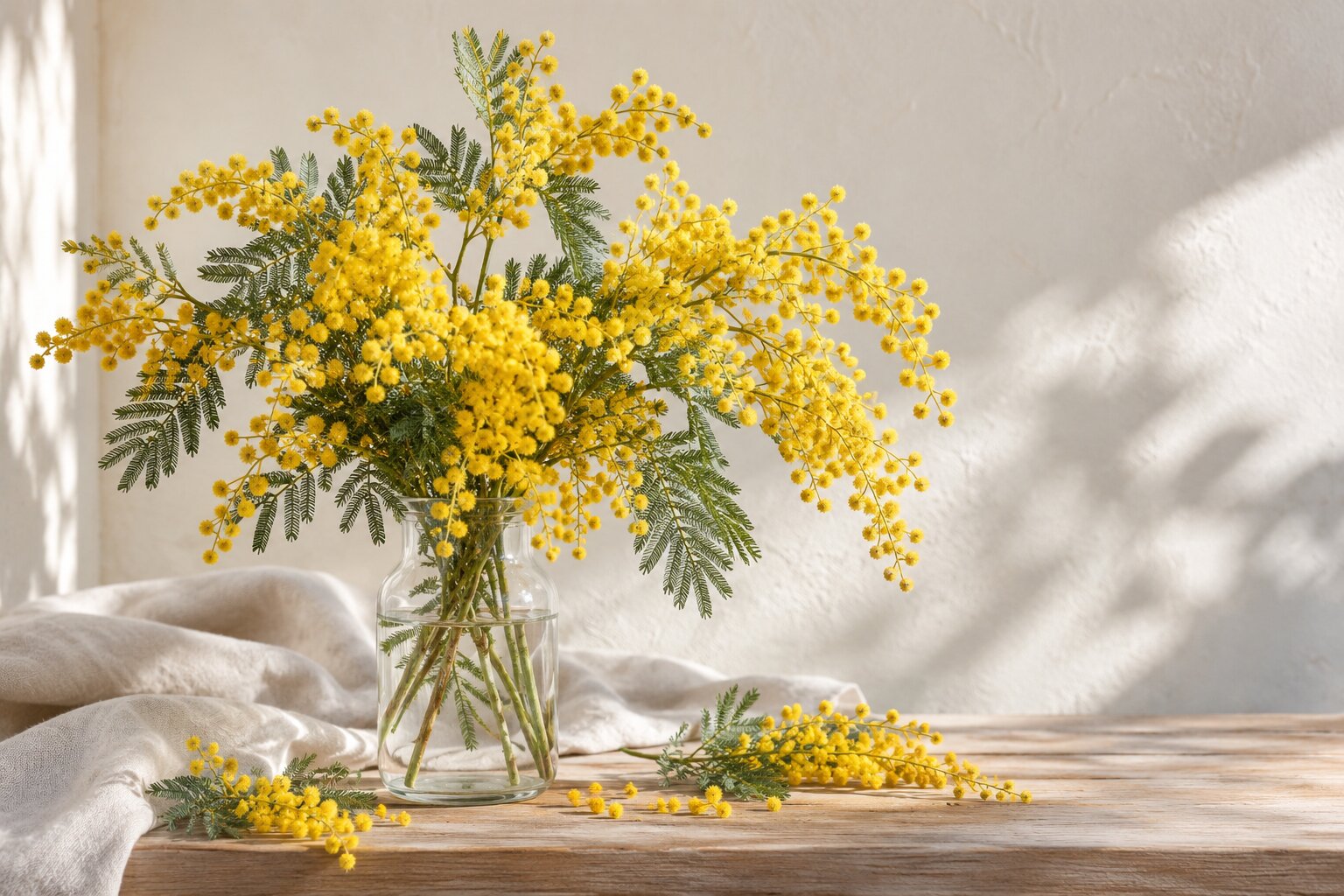Mimosa en fleurs : faire entrer sa lumière dans la maison